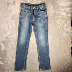 Levi's 541 Jeans Men's 30X31 (Tag 30X32) Blue Zip‎ Up Straight Wide Leg